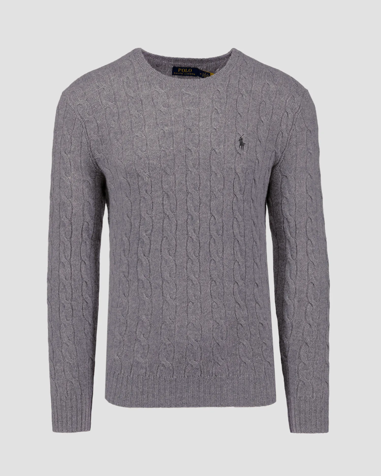 Maglione grigio di lana da uomo Polo Ralph Lauren 710876762-20