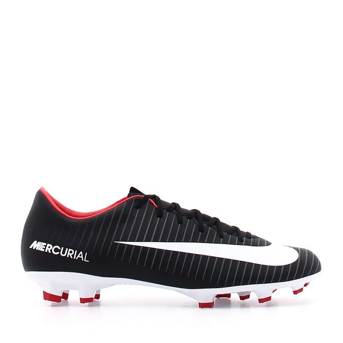 MERCURIAL VICTORY VI FG BLK/WHT BLACK/WHITE