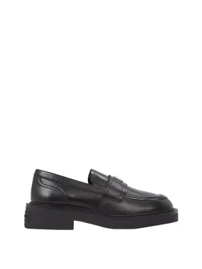 Mocassini con logo bandiera hardware loafer