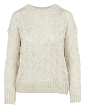  MOLLY BRACKEN   Maglione con scollo tondo | Bianco