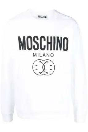 Moschino Felpa girocollo con stampa