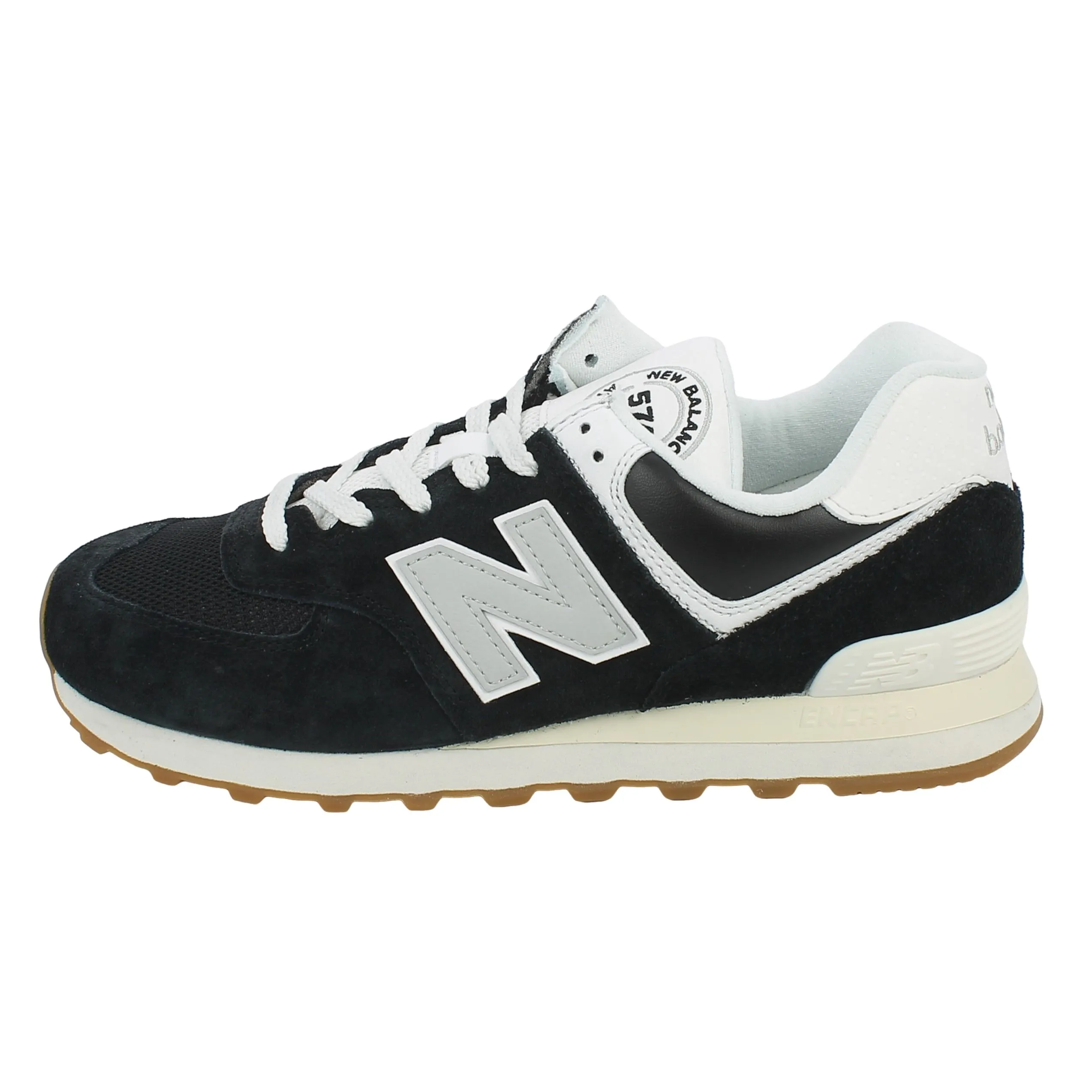 New Balance  Sneaker 574 in camoscio nero 