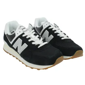 New Balance  Sneaker 574 in camoscio nero 