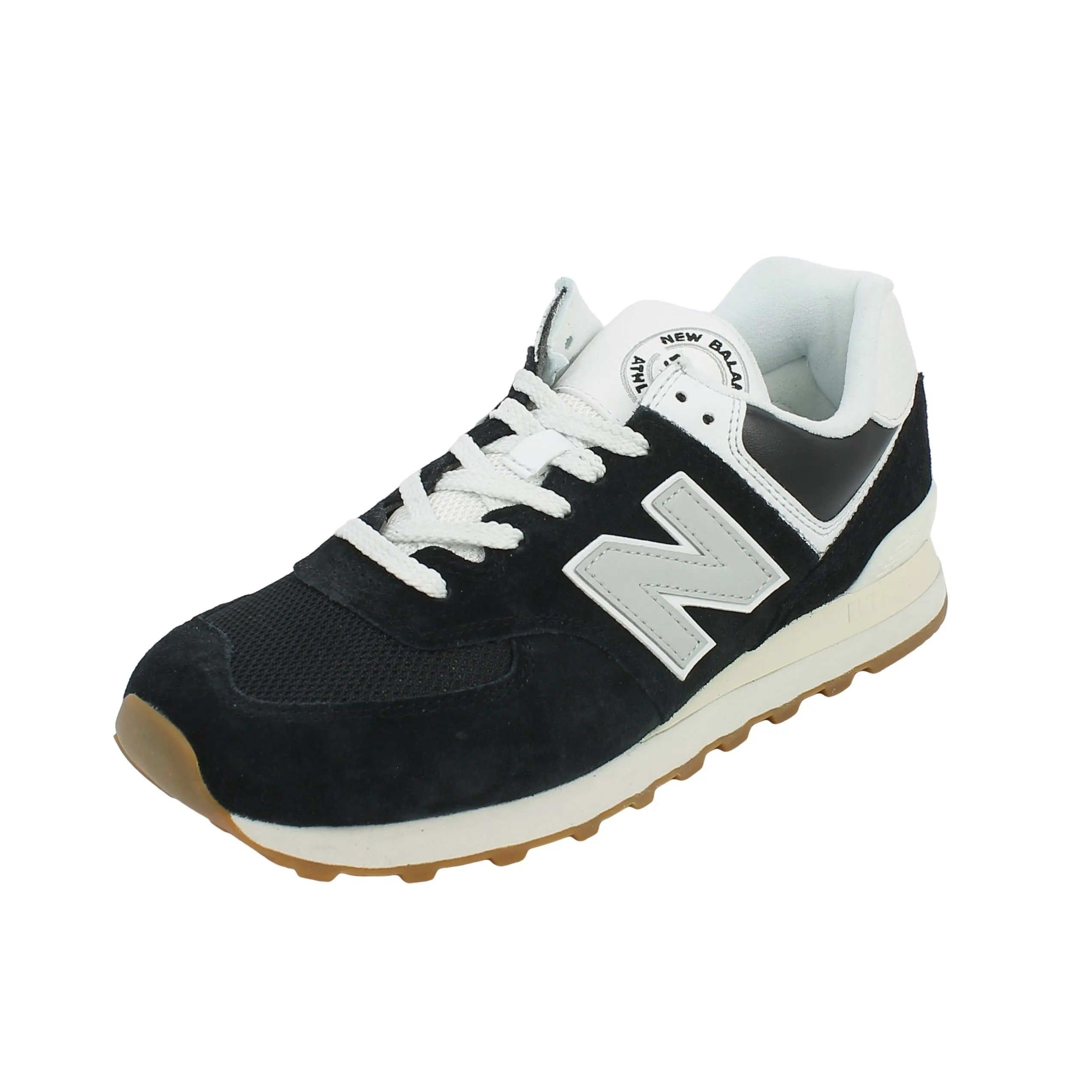 New Balance  Sneaker 574 in camoscio nero 