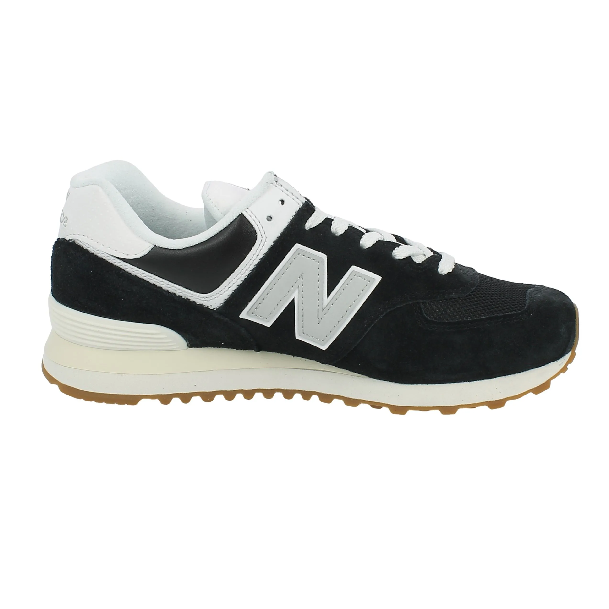 New Balance  Sneaker 574 in camoscio nero 