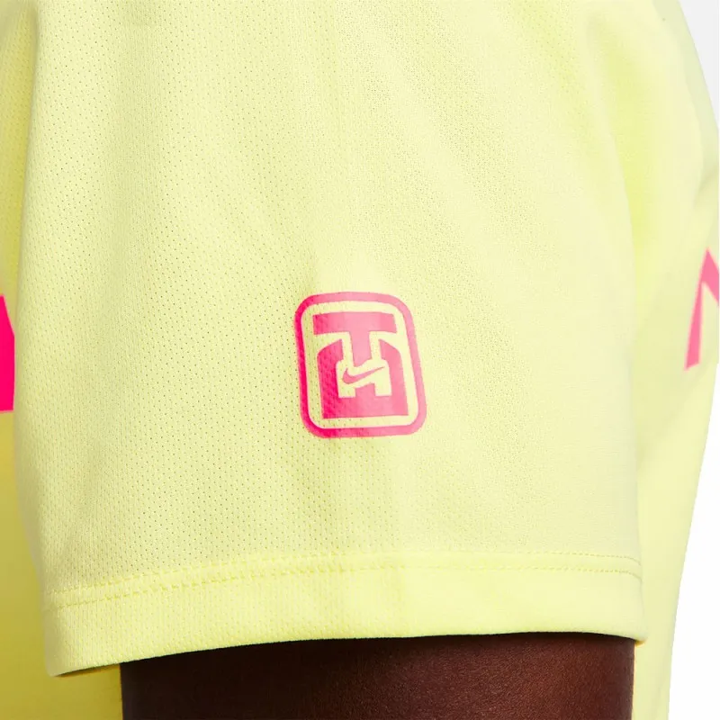 Nike Maglia Running Mm Miler Hakone Lime Rosa Uomo