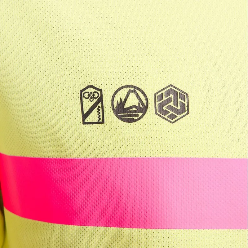 Nike Maglia Running Mm Miler Hakone Lime Rosa Uomo