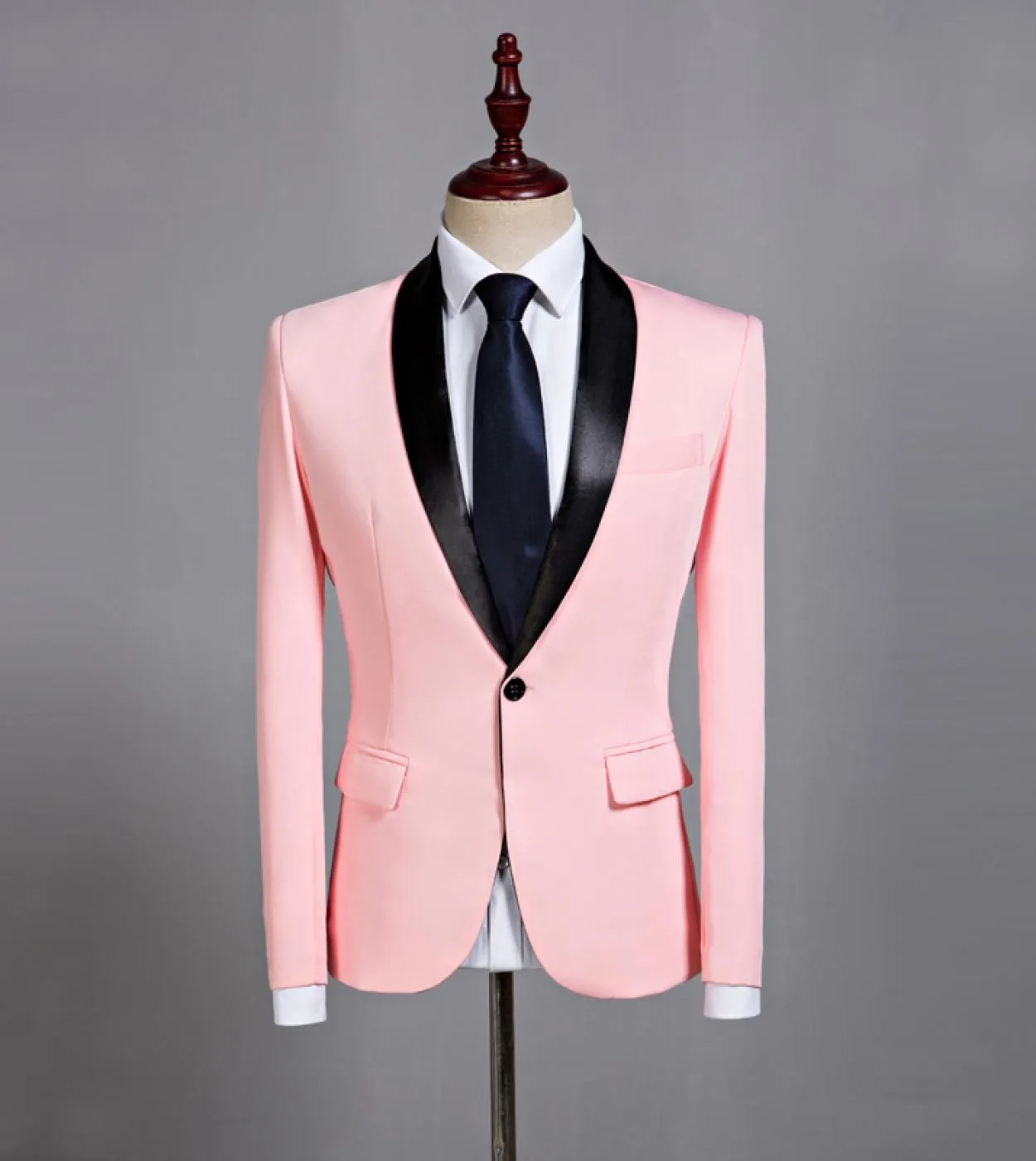 Plyesxale Blazer rosa slim fit da uomo Blazer da uomo di lusso Giacca da abito casual Prom Stage Party Wedding Blazer Abbigliame