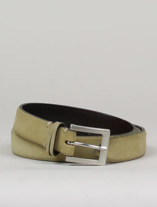 Post & Co pr13 cappuccino suede belt