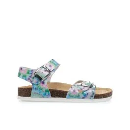 Sandali bimba stampa multicolor tye and dye