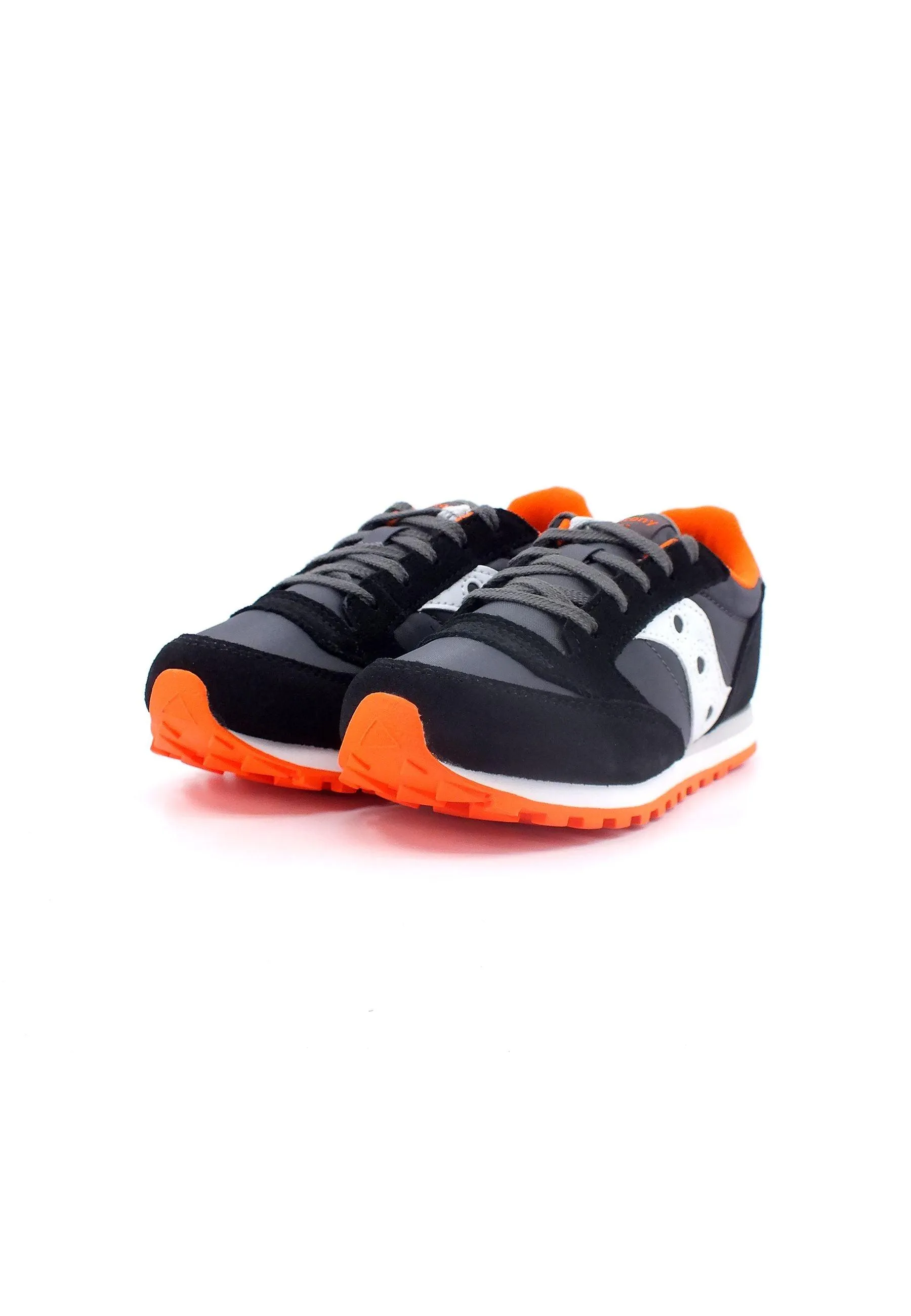 SAUCONY Jazz Original Sneaker Bambino Black Grey Orange SK265128