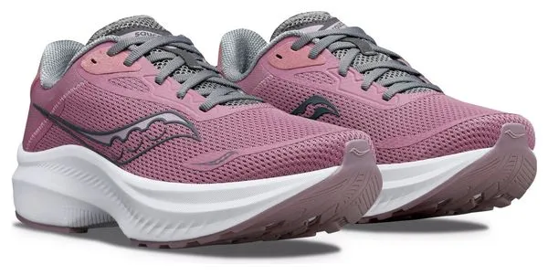 Scarpe da corsa da donna Saucony Axon 3 Rosa Grigio