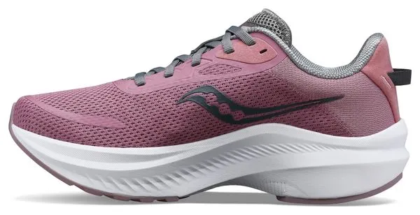 Scarpe da corsa da donna Saucony Axon 3 Rosa Grigio