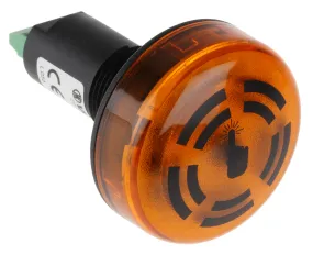 Segnalatore acustico e luminoso Werma serie 450, Giallo, 24 V c.c., 80dB a 1 m, IP65
