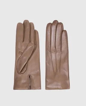 Sermoneta Gloves Guanti in pelle beige B27