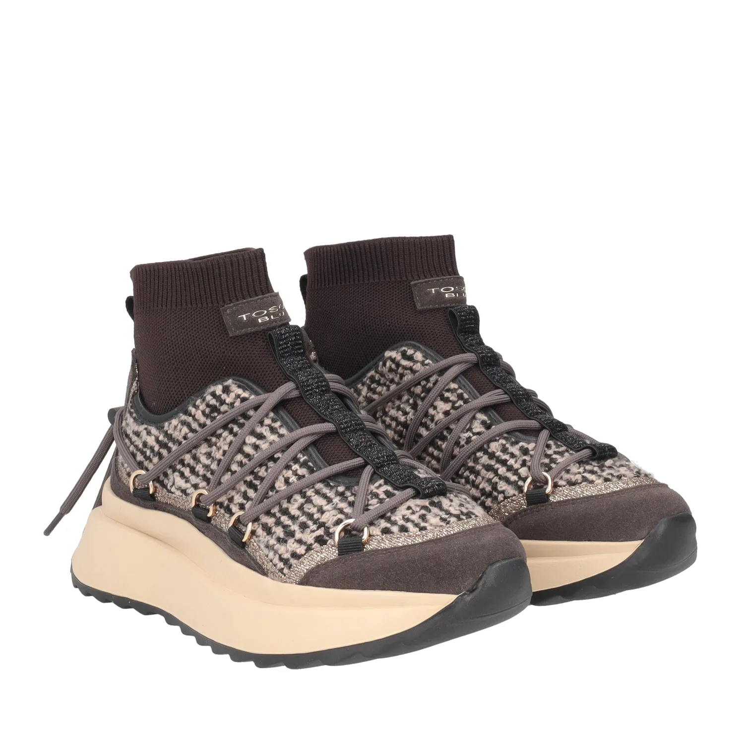     SNEAKER ALASKA IN TESSUTO COLORE TESTA DI MORO  