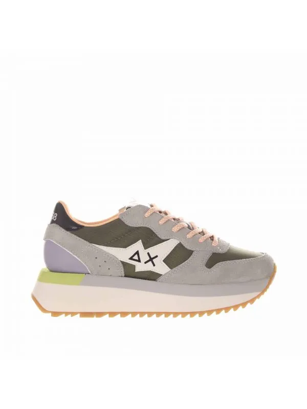 Sneaker big stargirl in camoscio e nylon