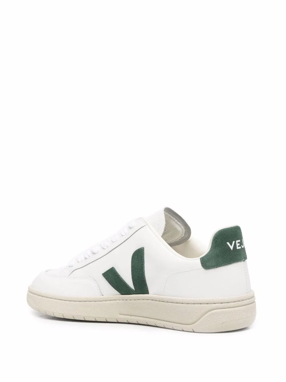 sneaker urca bianca con logo verde