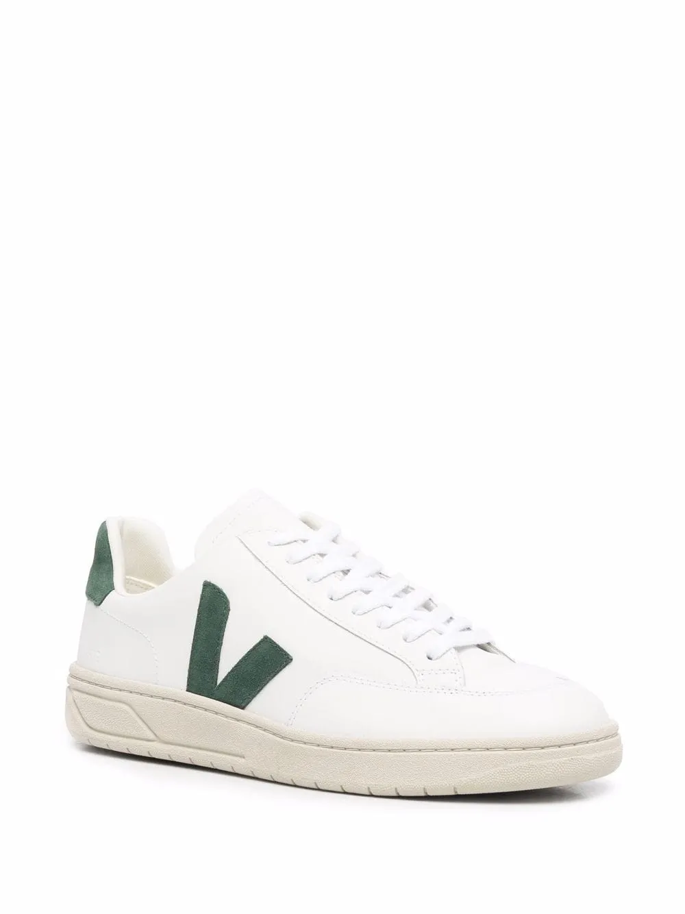 sneaker urca bianca con logo verde