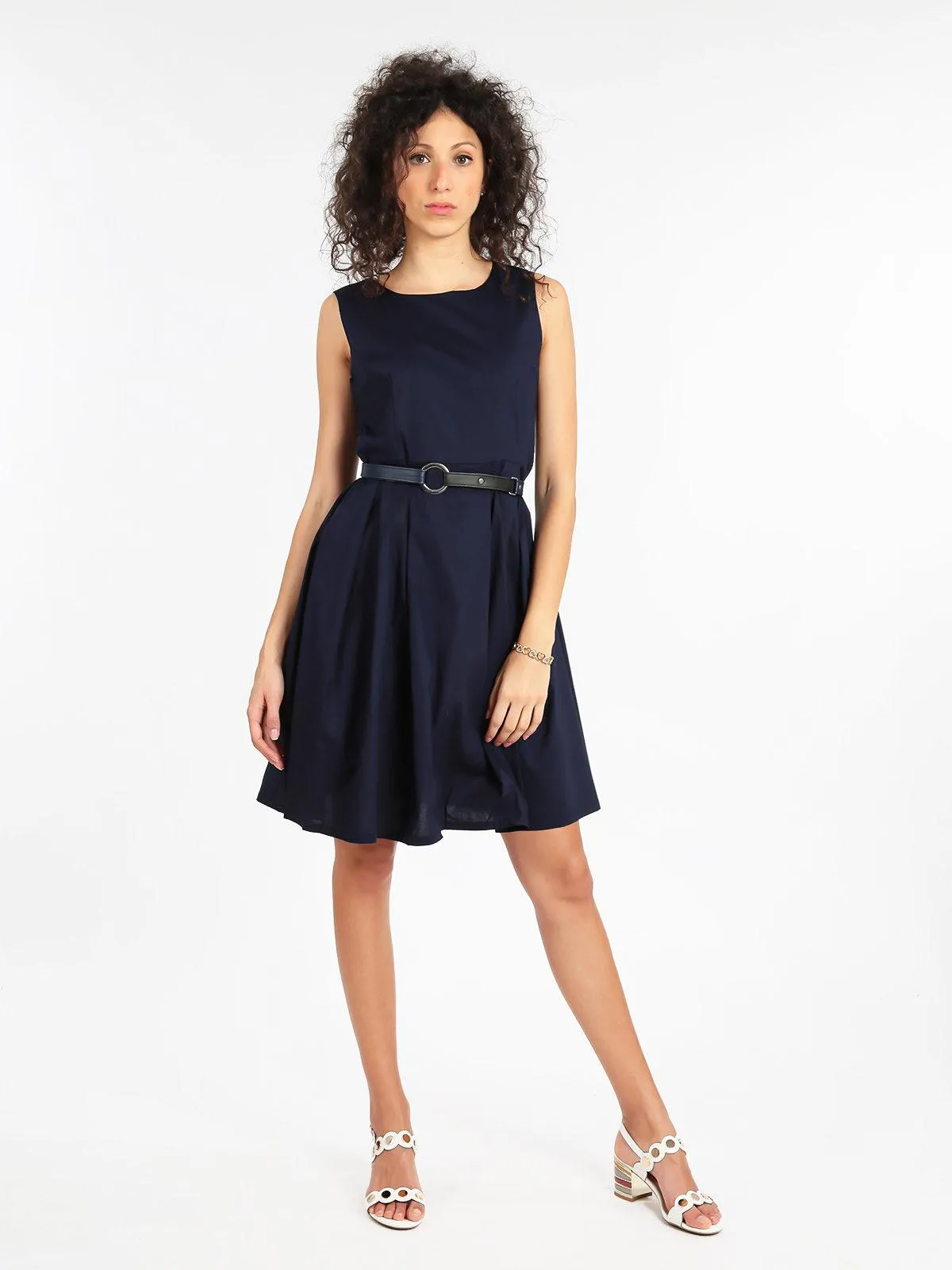 Sweet Miss Ärmelloses Baumwollkleid für Damen