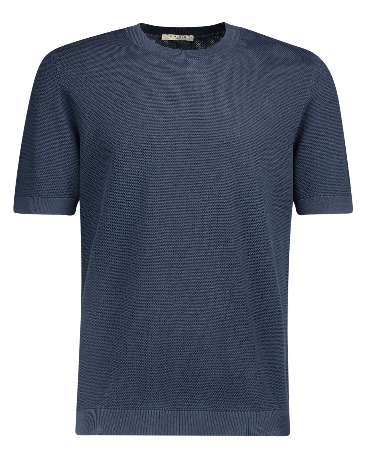 T-shirt cotone blu