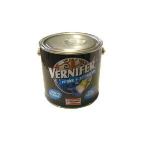 VERNIFER PRODOTTO VERNICIANTE ANTRACITE ANTICHIZZATO AREXONS 4928 , SMALTO ANTIRUGGINE  2 LITRI