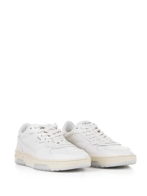 White leather sneaker