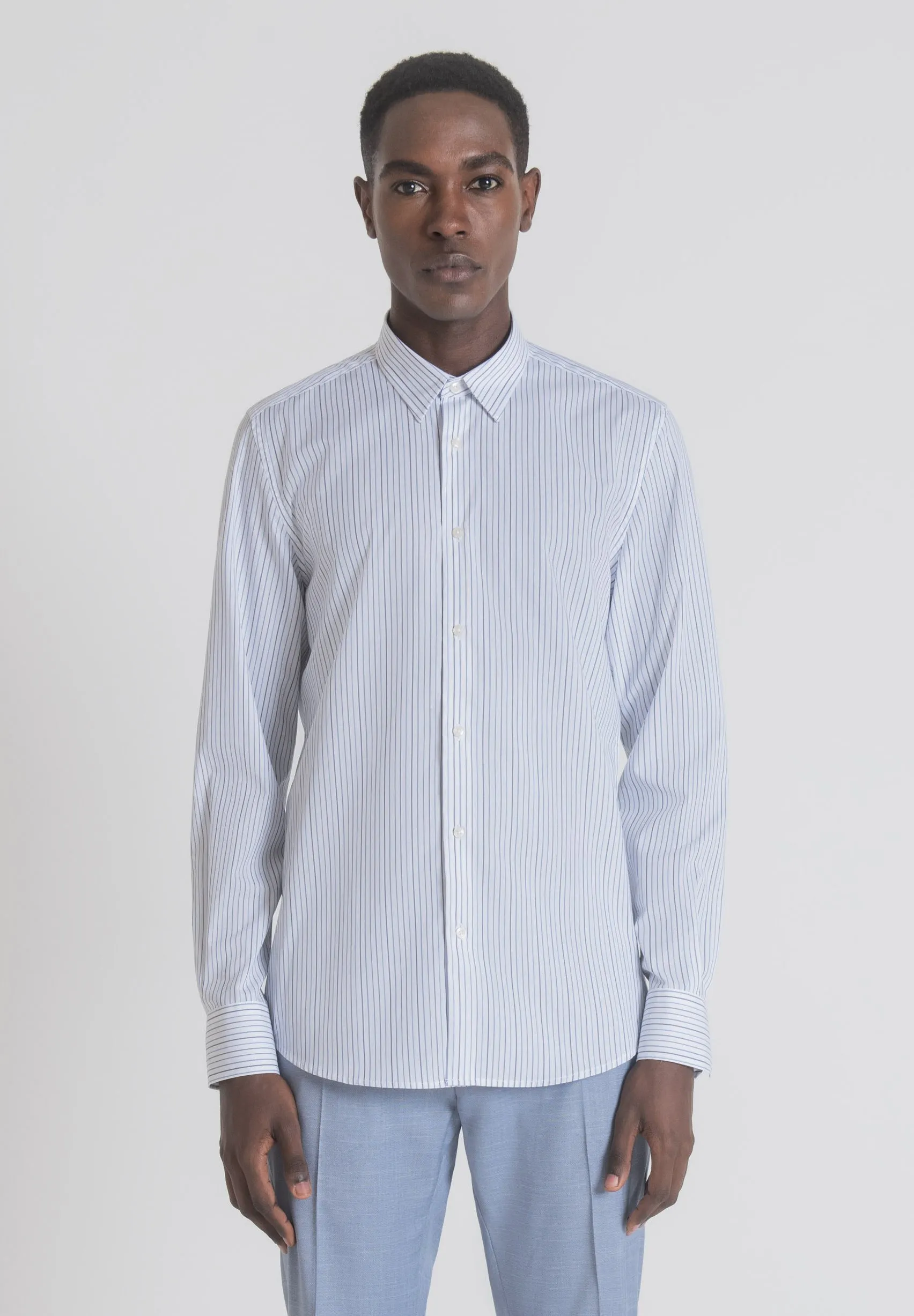 WITH STRIPED PATTERN - Camicia