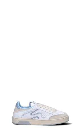 WOMSH Sneaker donna bianca/azzurra in pelle